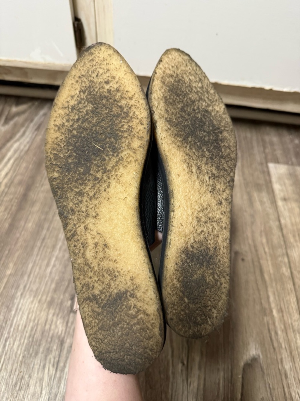 Free People Black Leather Slip-On Mules - Picture 6 of 6